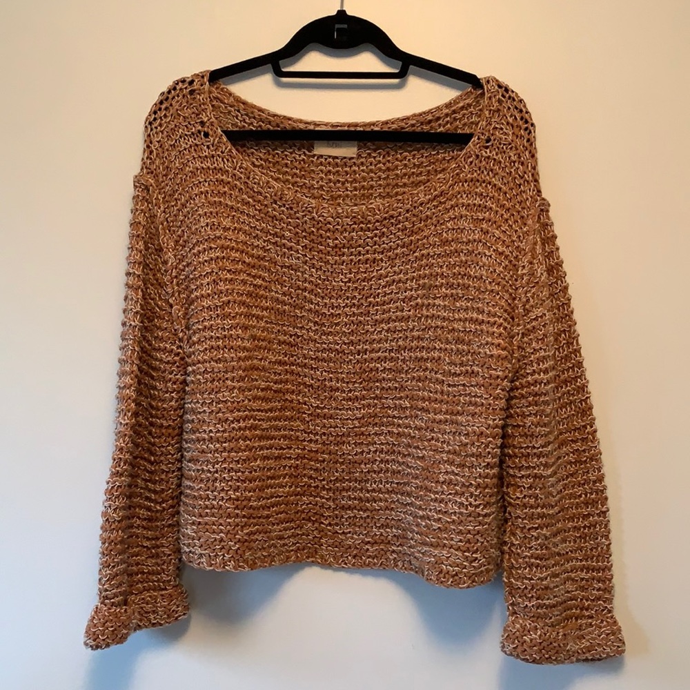 forte_forte cropped knit sweater
